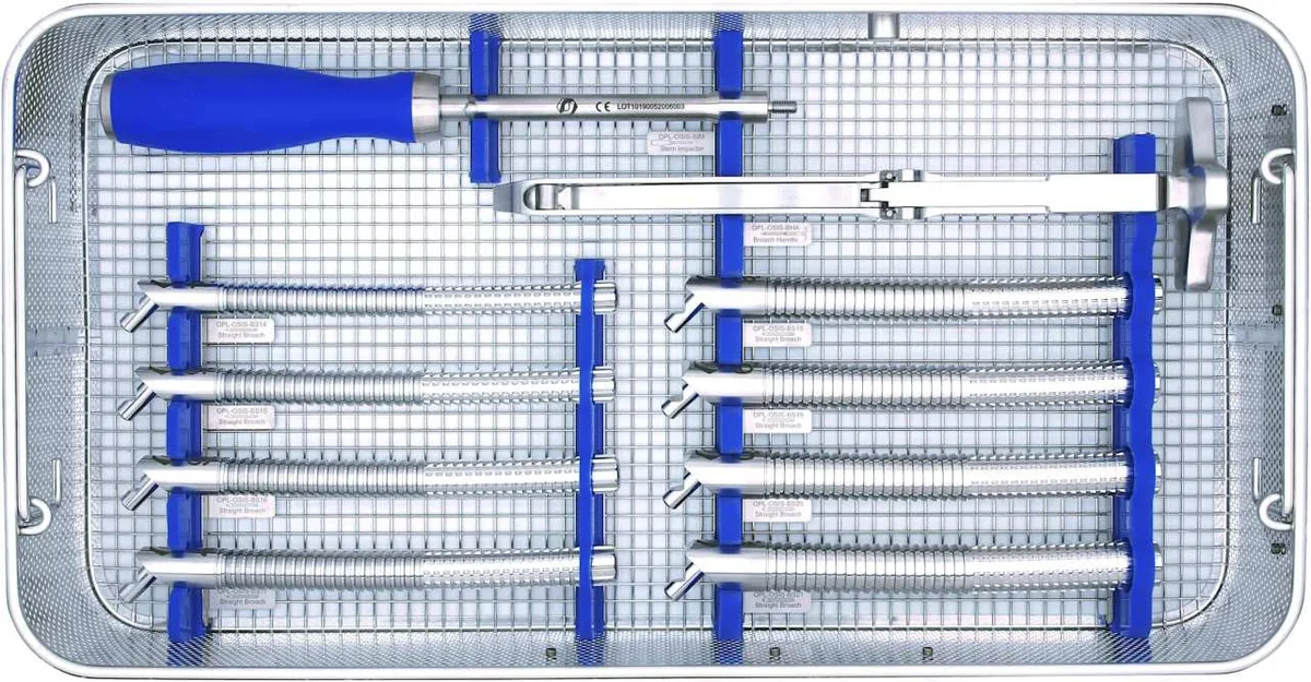 OSIS — instrumentarium chirurgiczne osseointegracji, kaseta druga